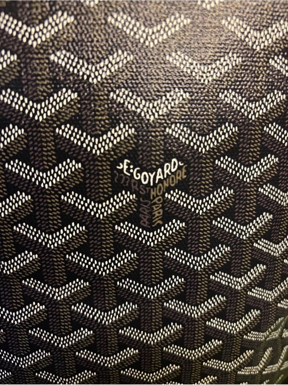 Goyard Black Backpack